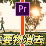 【Premiere Pro】映ってしまったいらないものを消す方法|トランスフォーム、不透明度